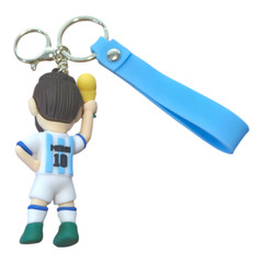 Lionel Messi Keychain Argentina Jersey #10 Football Soccer Player New Free Ship