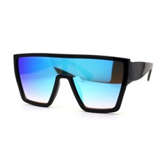 OVERSIZED THICK BOLD SQUARE TRENDY SUNGLASSES RETRO DESIGNER FASHION OUTDOOR NEW