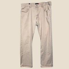 Dockers Mens All Seasons Tech Straight Leg Khaki Pants Tan 38×32 5-Pocket Chinos