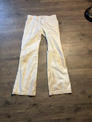 Vintage Levis Jeans Silver Tab Flared Carpenter Pants 30 Medium 100% Cottton