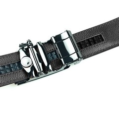 Genuine Leather Mens Ratchet Belt Belts For Men Adjustable Automatic Buckles