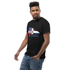 Men’s classic tee T-SHIRT CON BANDERA Y MAPA RD REPÚBLICA DOMINICANA
