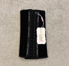 New In Package Luxx Curves Black Waist Trainer, Size 2XL, Medium Torso