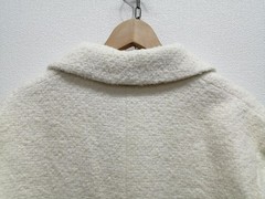 ZARA Straight Wool Blend Coat With Tags WHT S Used