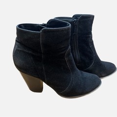 Shootie Black Suede Ankle Boot Women’s Size 7.5