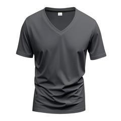 Summer American Style Quick Dry Men V Neck T-Shirt