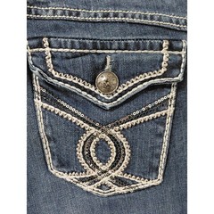Maurices Premium Jeans Blue Denim Mid Rise Mid (10-12 in) Regular Size 15/16