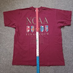 Vtg NCAA Final Four T Shirt Mens XL Red Arkansas Florida Duke Kentucky 90s USA