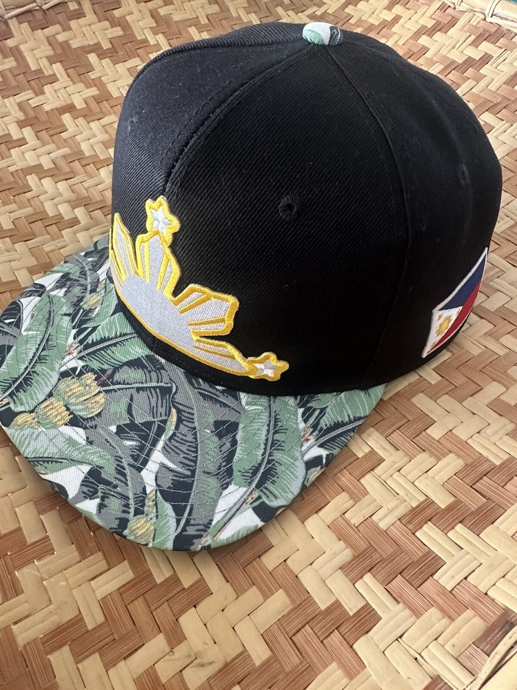 Philippines hat filipino pinoy pinay flag 3 stars and sun Banana Flag Brim new