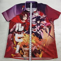 RWBY Japanese Graphic Button Down Anime Shirt Rooster Teeth Men’s Sz 3XL EUC