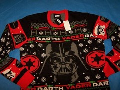 Size S Mens Christmas Sweater Star Wars Darth Vader Holiday Sweater Star Wars