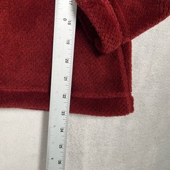 Patagonia Womens Re-Tool Full Zip Fleece Jacket Burgundy Red XS Teddy Gorpcore