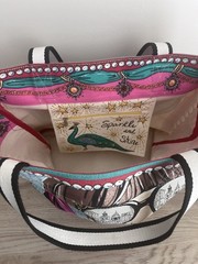 Brighton Sparkle and Shine Canvas Tote NWT Large Beach or Shopping Bag by Clancy