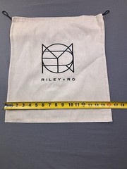 100% Cottton Drawstring Bag Riley + Ro Qty10