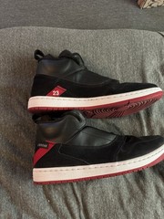 Jordan Air Jordan Access Men’s Mid Top Lace Up Sneakers Black Red White