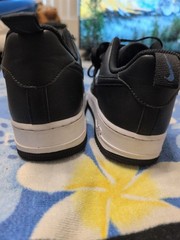 Nike Air Force 1 Low Black and Blue Sneakers- size 10