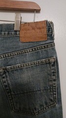 Vintte Abercrombie Men’s Blue Denim Jeans Straight Leg Regular Fit Size33
