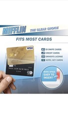 Mifflin-USA Horizontal ID Name Badge Holder (Clear, 3.5×2.25 Inches, 25Pack),