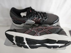 Asics Gel-EXCITE Mens Size 13 Athletic Running Shoes Sneakers T6E3N BLACK NEW