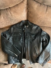 Leather jacket for women – small