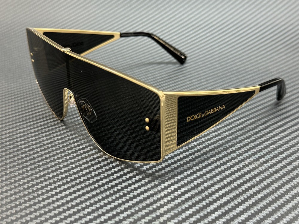 DOLCE & GABBANA DG2305 02 87 Gold Grey Men’s 70 mm Large Sunglasses