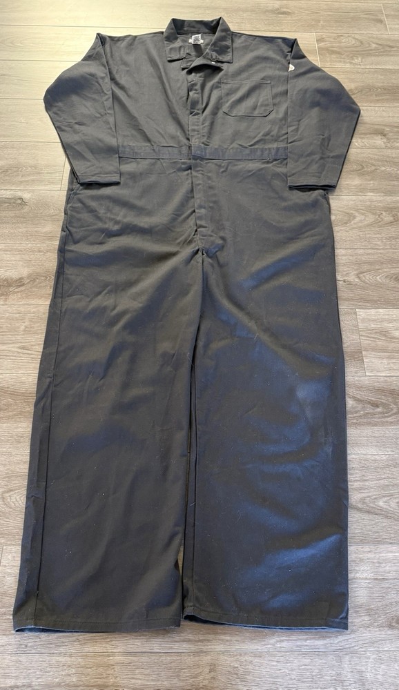 Bulwark Protective Excel Apparel FR Black Coverall 10.6 ATPV Model CEC2NV5 56-LN