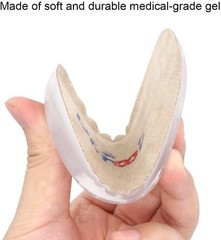 Dr.Foot Height Increase Insoles – Discreet Gel Heel Lift Inserts (1″ Height)