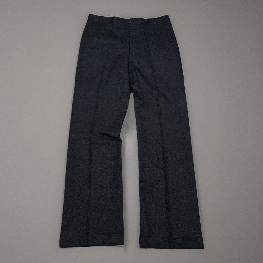 Corbin Ltd McNeil & Purnell Wool Dress Pants 34×32 USA Union Made Navy