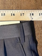 New Lauren Ralph Lauren Mens 36×32 Brown Dress Pants Pleated Cuffed Poly/Rayon