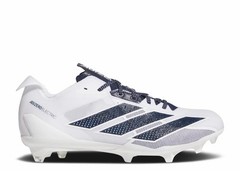adidas Adizero Electric Mens Size 14 Football Cleats White Navy Blue New NWT