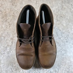 Clarks Desert Boots Men’s 7 M Chukka 15522 Brown Leather Shoes * Barely Worn *