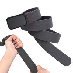 Mens Stretch Belt Quick Release Belt Magnetic Buckle Elastic Webbing