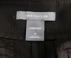 Ann Taylor Women Pants, Size 6, Brown, 68% Polyester, 29% Rayon, 3% Spandex