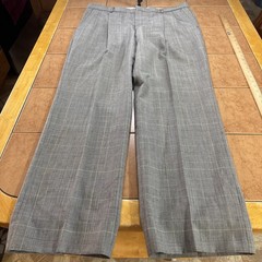 VTG Savile Row Men’s Wool Blend 2-Button Suit Gray Glen Plaid 44R Pants 38 x 32