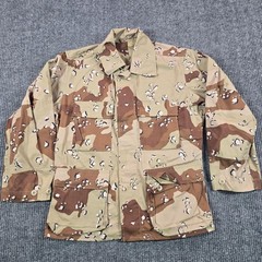 US Military Combat Coat Mens Small X-Short Chocolate Chip Camo Desert Storm BDU
