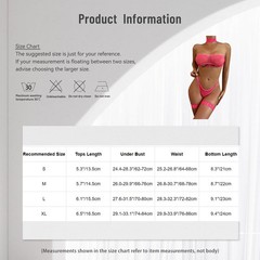 Womens Lingerie Set Sexy Nightwear Teddy Sleepwear 4Pcs Underwear Transparent