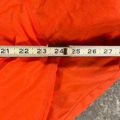 Vintage Lionel Trains Bomber Jacket Mens XL Orange Quilt Lined 80s Made In USA