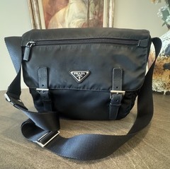 prada crossbody/ Shoulder bag/ Messenger bags for women. Black. Originally $3000