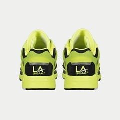 LA Gear Mens Catapult – 2022 Genuine Leather Lighted Tongue Low Top