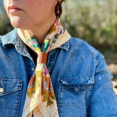 Bandana Square Scarf – Ingrid Floral Print