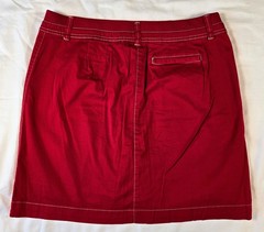 Karen Scott Red Skort Shorts Skirt Active Athletic Womens Size 10 no belt