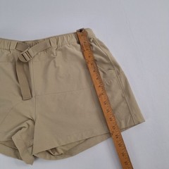 Outdoor Voices Rectrek Hiking Shorts Womens Large x 2.75″ Beige Belted Pull On