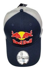 R -Night Sky & Lt. Gray Trucker Cap. 2 Logos. F1 Racing. BMX. MotoGP. Dark Navy