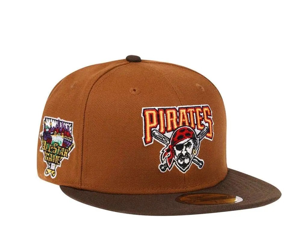 Topperzstore Exclusive Pittsburgh Pirates New Era 59fifty 7 5/8 Bourbon Suede