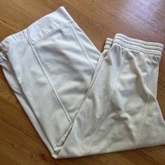 Daily Practice by Anthropologie Jesse Wide-Leg Pants pearl Size Size L