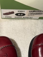 Women’s Fiona Comfort Clogs Shoes Size 9 Bordeaux Burgundy Slip-On Casual