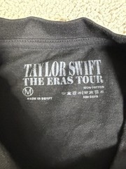 Taylor Swift Shirt Mens M Black The Eras Tour Graphic Crew Neck Tagless Cotton