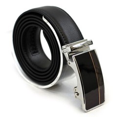 Men’s Automatic Click Lock Buckle Waist Strap Dress Comfort Jean Belt Casual