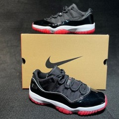 AJ 11 Retro Low ‘Bred’ FV5104-006 2025 Unisex Black Red