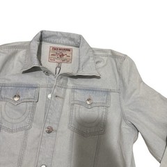NWT True Religion Jesse Trucker Denim Jacket Light Blossom Wash Men’s large